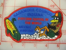 Sagamore Council 2001 Jamboree JSP collectible popcorn patch (mA)