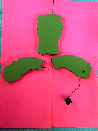 FRANKENSTEIN 3 Piece Wooden Create a Pumpkin Inserts HALLOWEEN New Never Used - Picture 8 of 12