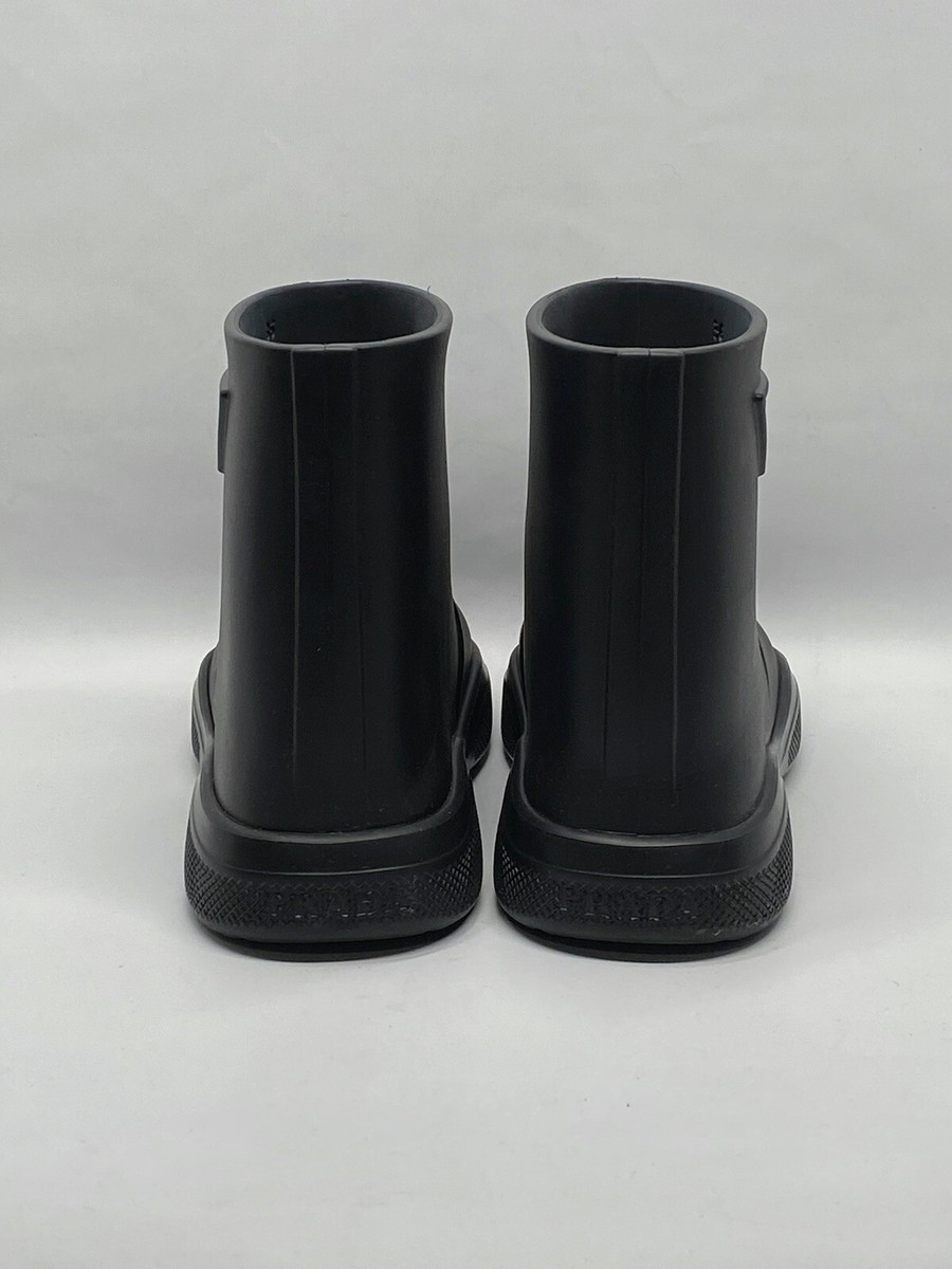 Prada Rubber Logo Pull-On Rain Booties size 36 | eBay Prada Rubber Logo Pull-On Rain Booties size 36 | eBay