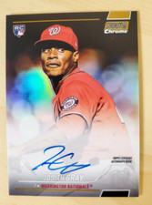 2022 Stadium Club Chrome Josiah Gray Gold Refractor RC Auto 24/50 Nationals