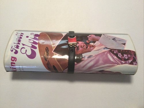 Vintage Elvis Presley Hard Shell Magazine Purse Clutch Bag 1970s - Picture 3 of 8