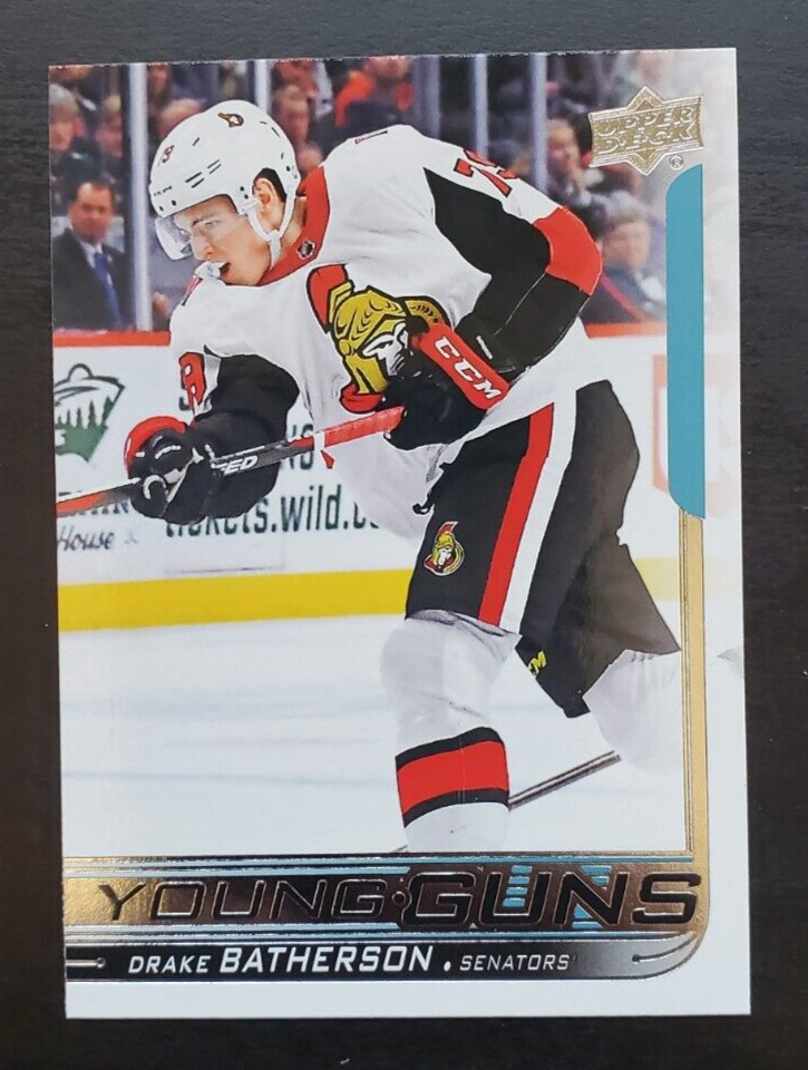 2018-19 Upper Deck Series 2 Drake Batherson Young Guns RC #484 Ottawa Senators