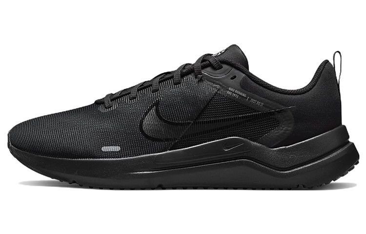 Кроссовки Nike Downshifter 12 Low Black с серыми частицами - DD9293-002