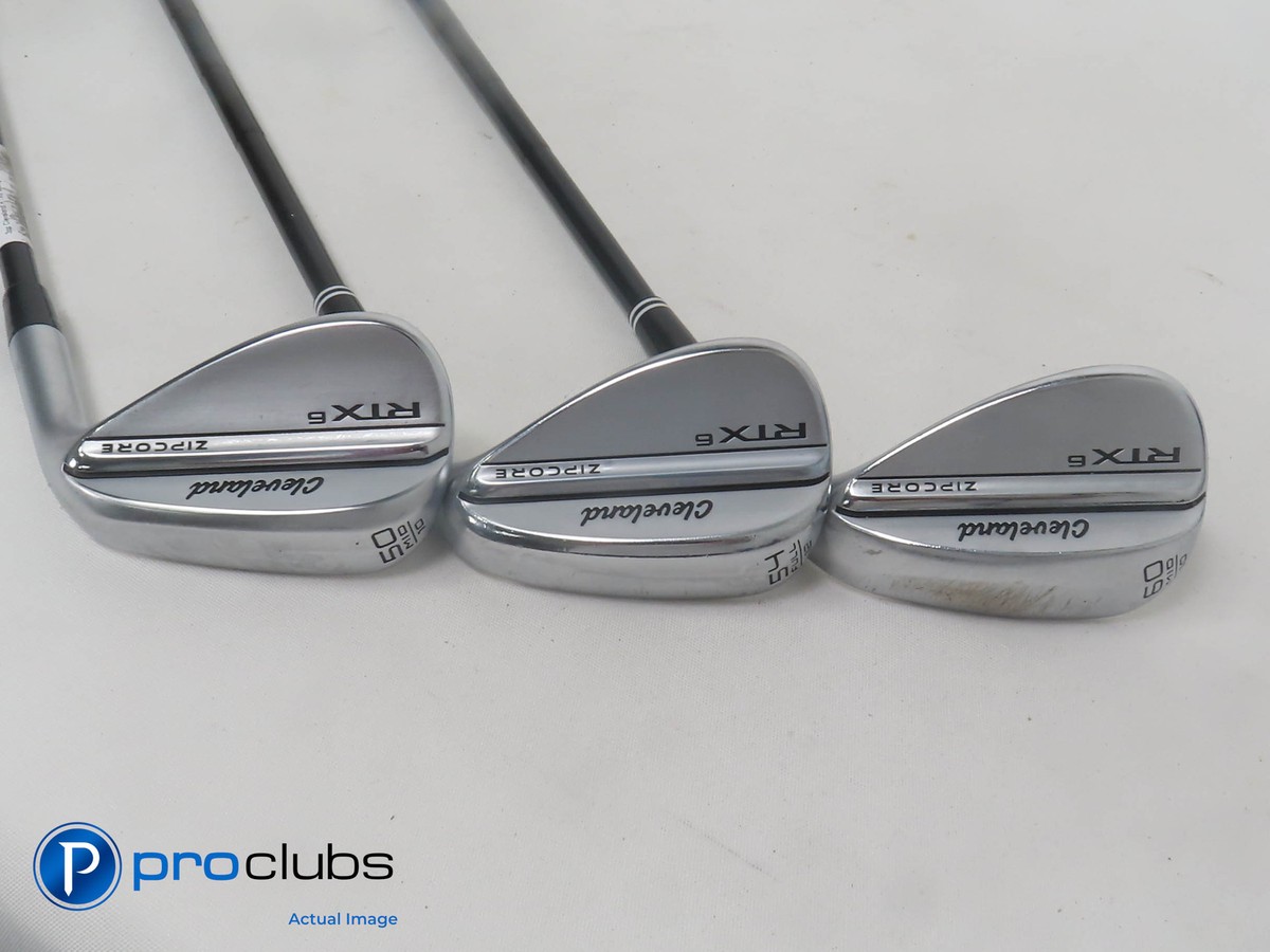 Cleveland RTX-6 ZIPCORE 50*,54*,60* WEDGE SET Dynamic Gold Cleveland RTX-6 ZIPCORE 50*,54*,60* WEDGE SET Dynamic Gold