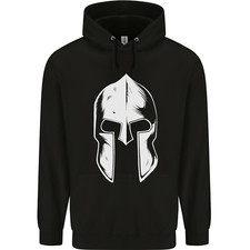Casco espartano entrenamiento con pesas fitness gimnasio hombre sudadera con capucha