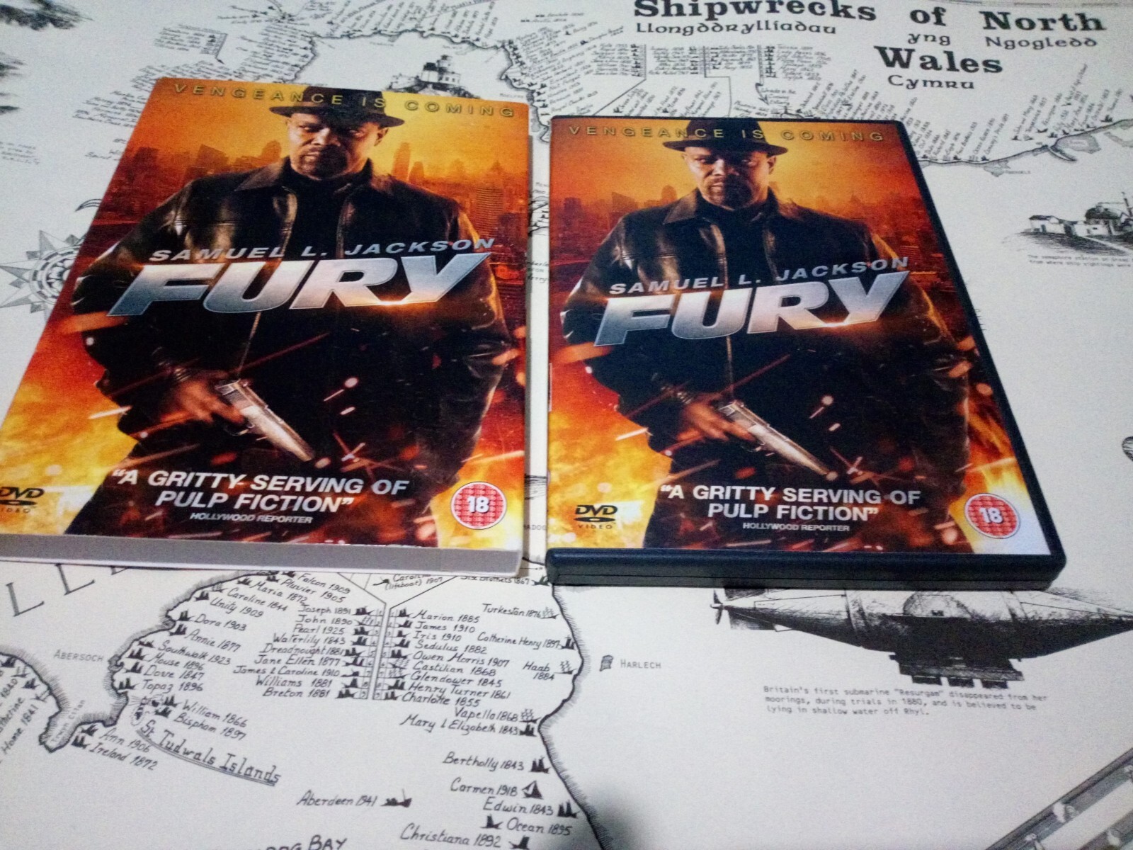Fury DVD (2012) Samuel L. Jackson, Weaver (DIR) cert 18 with slipcover