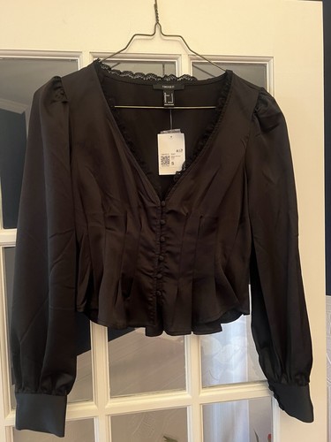 Forever 21 Black Blouse Small Blouse Beautiful Top