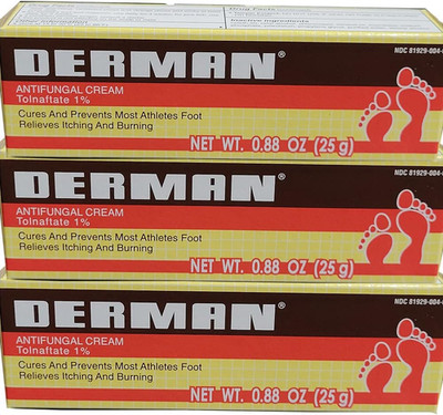 Derman Antifungal Cream for the Treatment of Athlete'S Foo
