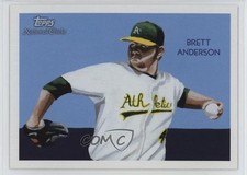 2010 Topps National Chicle Brett Anderson by Paul Lempa #141 0t2