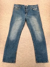 Levi's 501 Jeans Mens 36x30 Blue Denim Red Tab Straight Leg Button Fly USA Made
