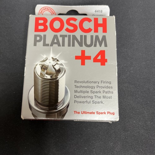 Bosch Platinum +4 spark plugs 4418. - Pack Of 4