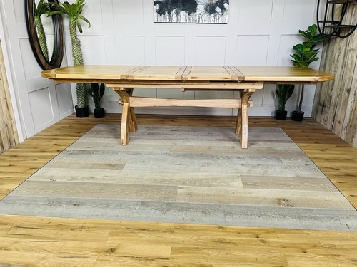 Oak Extendable Dining Table 10-12 Seat Oak Furniture Land Hercules £1099 R26 - Picture 13 of 13