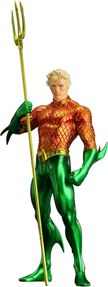 DC Comics Aquaman ArtFX+ - Figura Liga de la Justicia Foto 3 de 4