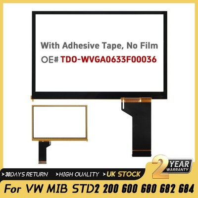 6.5'' Pastable Touch Screen Digitizer For VW Skoda MIB STD2 680 200 Car Radio
