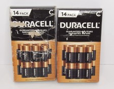 Duracell Coppertop C Batteries 14 Count Alkaline Open Box