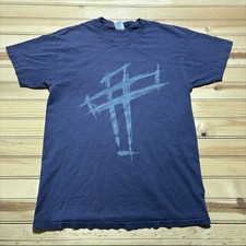 Vintage 90s Jesus Cross Isaiah 53:5 One Way Out Religious Shirt Size Medium