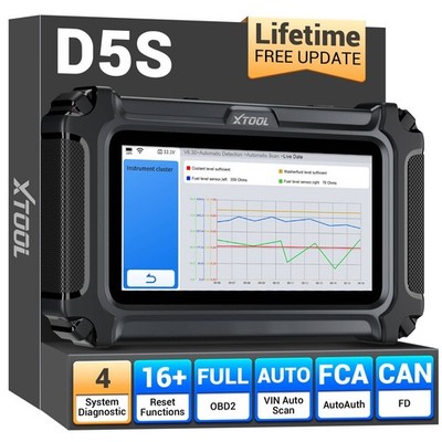 XTOOL D5S OBD2-Codeleser-Scanner Motor ABS SRS Getriebe-Diagnosegerät