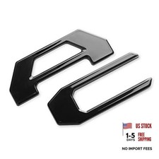PRO Premium Tailgate Letter Inserts Compatible with 2016 PP Piano Gloss Black
