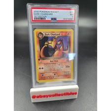 2000 Pokemon Rocket Dark Charizard 1st Edition #21 PSA 7 NM Non-Holo Rare