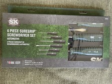 Sk Professional Tools 6 Piece Suregrip Screwdriver Set Pro-level Top Of The Line