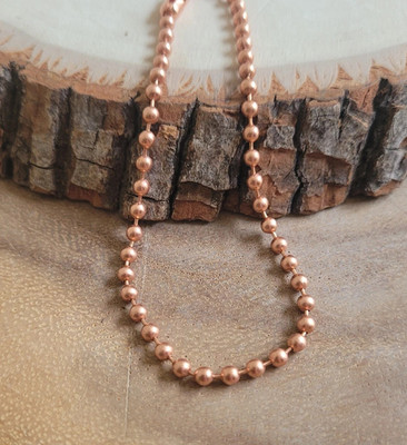22 inch Pure Copper 3 MM Ball Chain Necklace, Healing Copper Jewelry, Spiritual