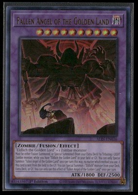 Fallen Angel of the Golden Land 1st Edition Ultra Rare Alliance Insight ALIN-EN0