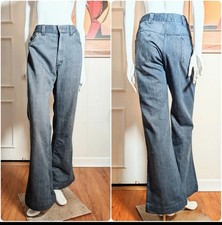 1970's Bell Bottoms Flare Jeans 36x30.5 Hippie BOHO VTG