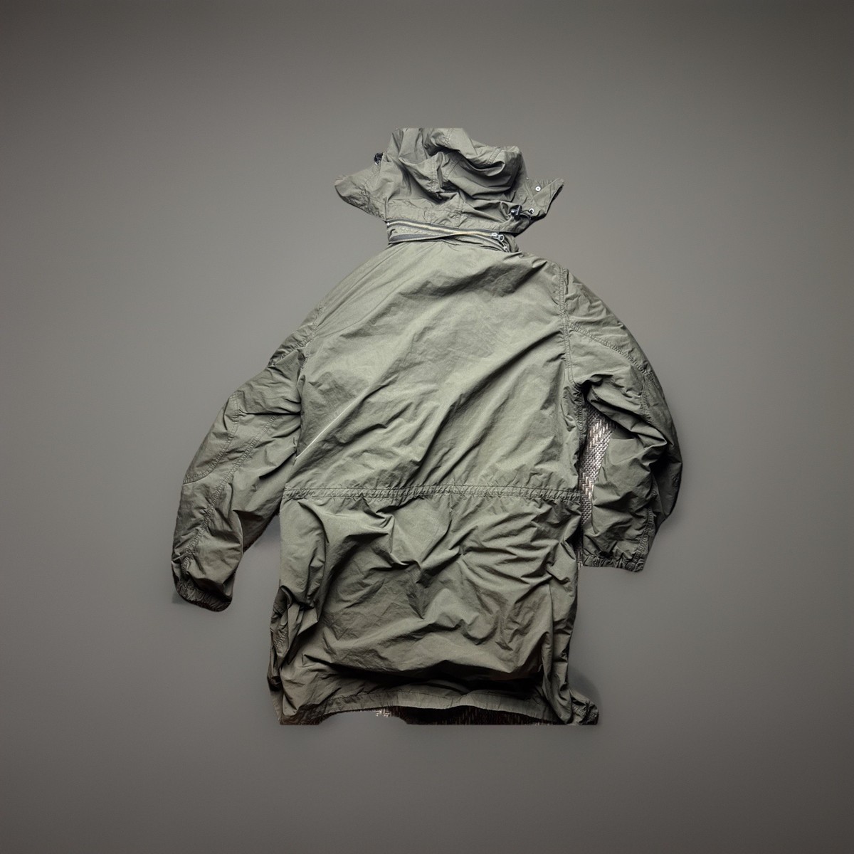 Y's Yohji Yamamoto x Aspesi Parka Hooded 3 in 1 Lined Khaki Mens