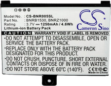 Battery for Barnes  Noble 005, BNRV100, BNRZ100, Nook, Nook Classic Pn:Barnes 