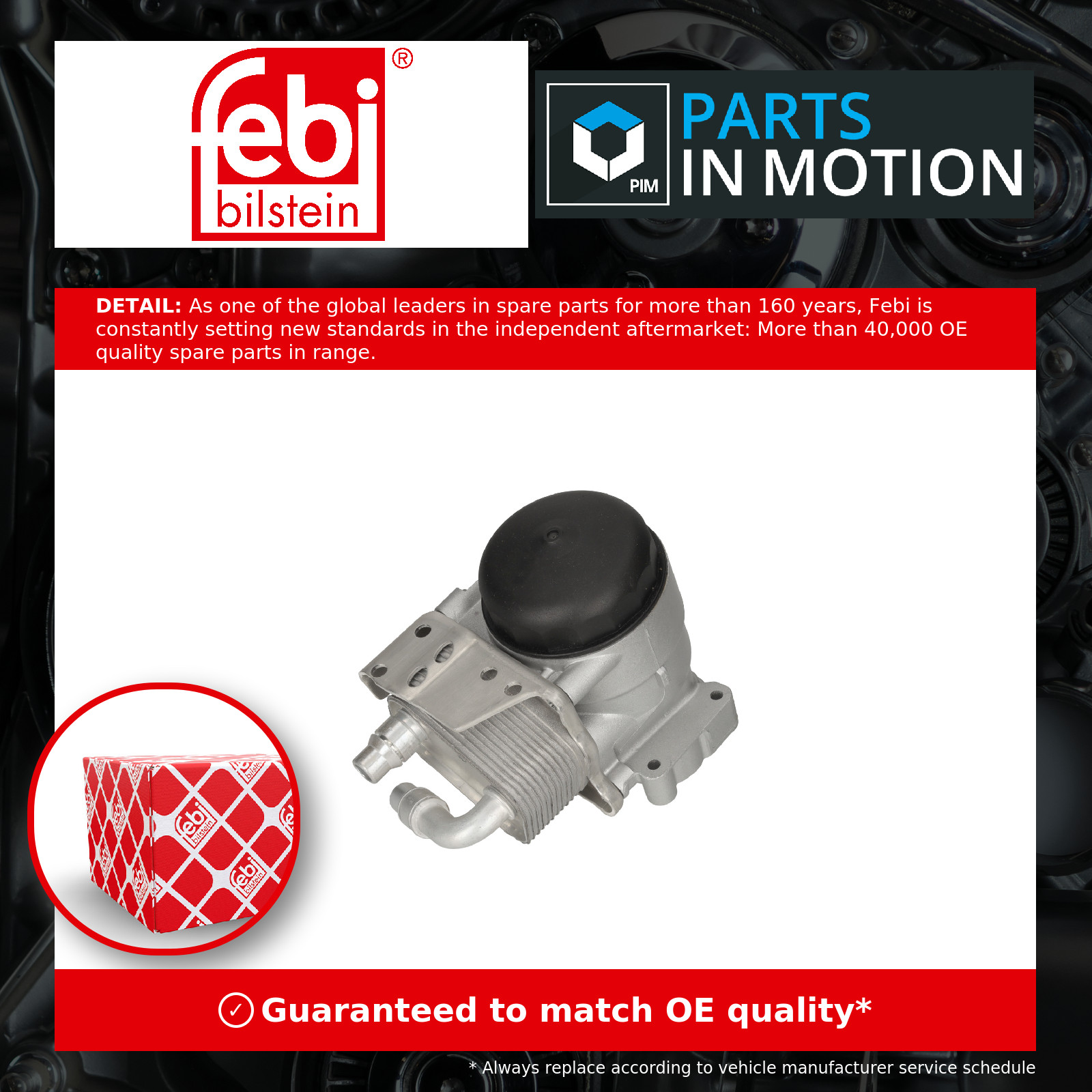 Housing, oil filter fits BMW X3 E83 2.0 05 to 11 N46B20B 11427508966 Febi New - Image 7