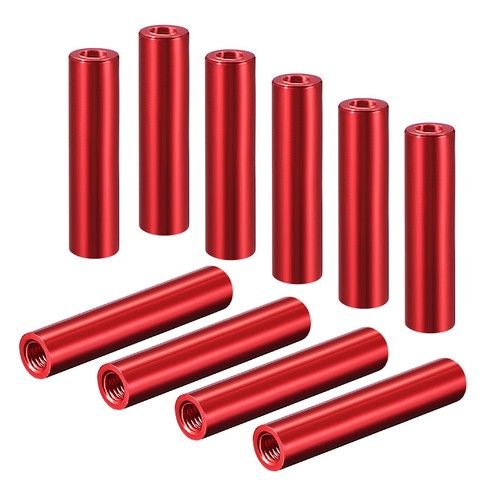 Wolf Tooth Components - Distanziale Per Forcella Auricolare, Colore Rosso, Spessore 5 Mm, In Alluminio, Per Ciclisti