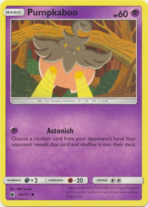Pumpkaboo - 44/111 - Common - Near Mint