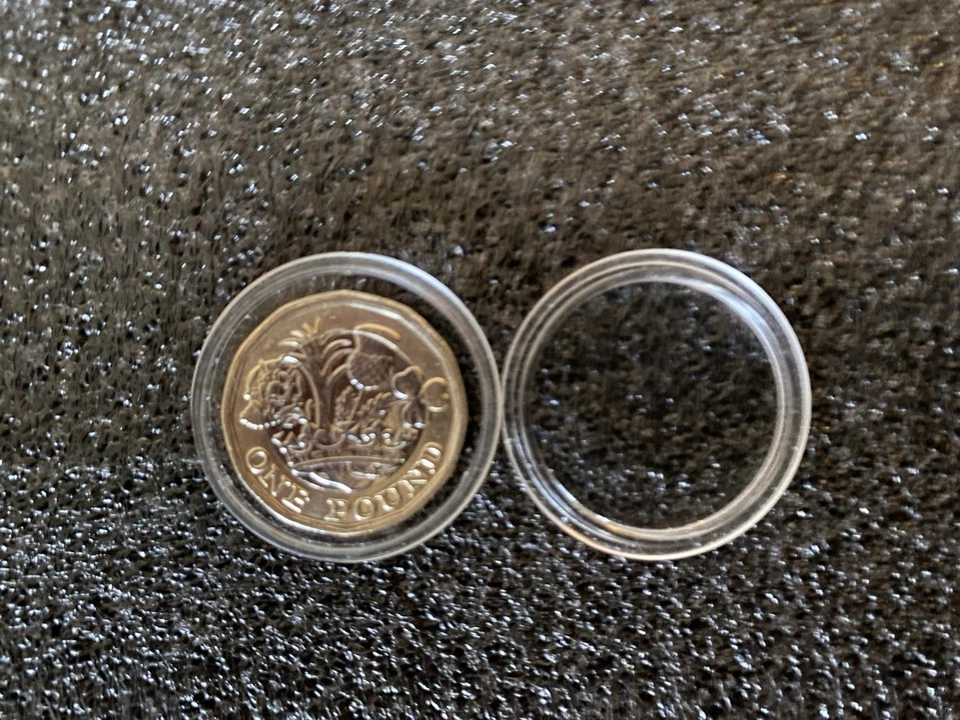 Queen Elizabeth II, One Pound Münze 2016, D-G-REG F-D, Selten!!! TOP Zustand. - Bild 2 von 4
