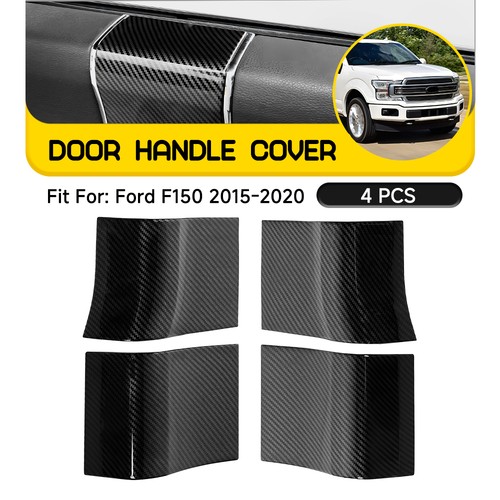 Interior Door Handles Covers Panel Trim Set For Ford F150 2015-2020 Carbon Fiber - Bild 14 von 15