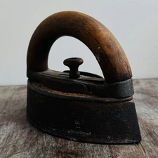 Charcoal iron Japanese Vintage IRON Showa Retro Laundry Housework