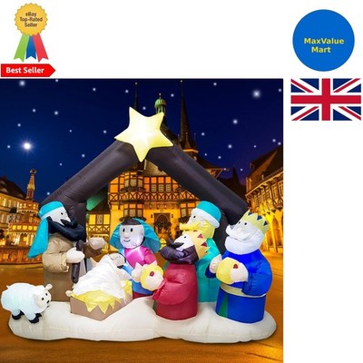 Weihnachtskrippen aufblasbar für Weihnachten Außendekoration mit