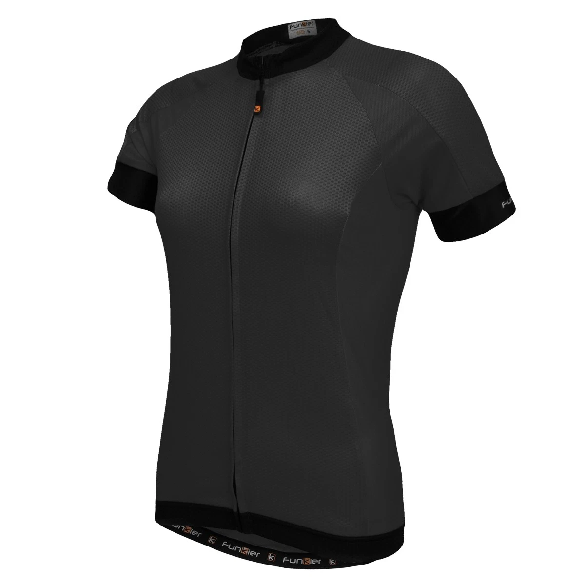 Funkier Ibera Ladies Active S/S Jersey in Black - Medium [Black] CYCLING AC NEW