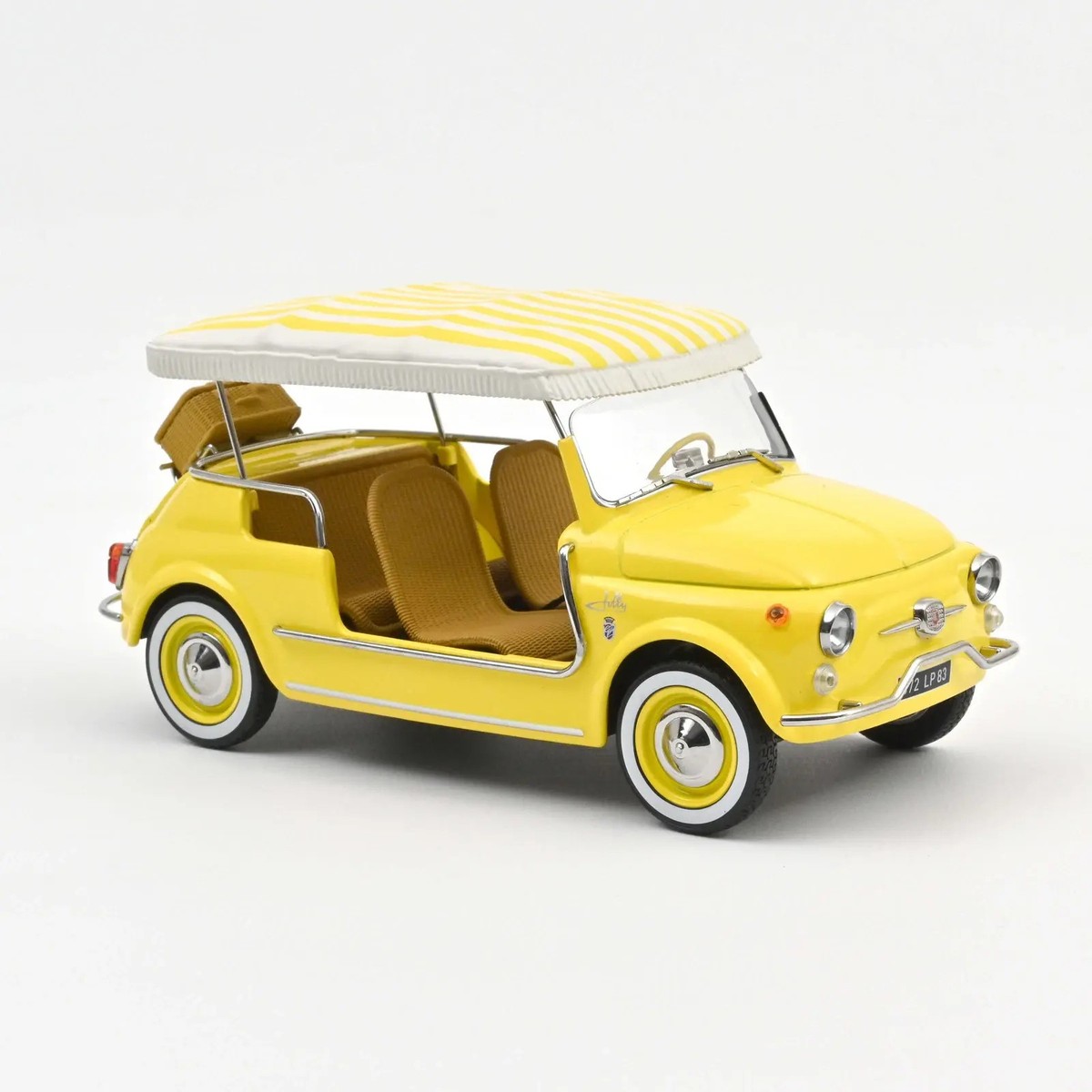 1965 Fiat 500 Jolly Yellow in 1:18 scale by Norev | eBay