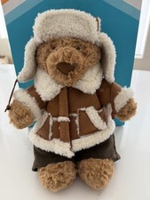 Jellycat Alpine Bartholomew Bear Ski Club LA Exclusive in hand