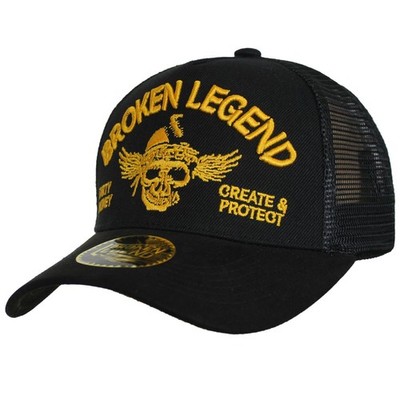 Broken Legend Trucker Cap BL 251 schwarz Snapback Einheitsgröße Mütze Herren Cap