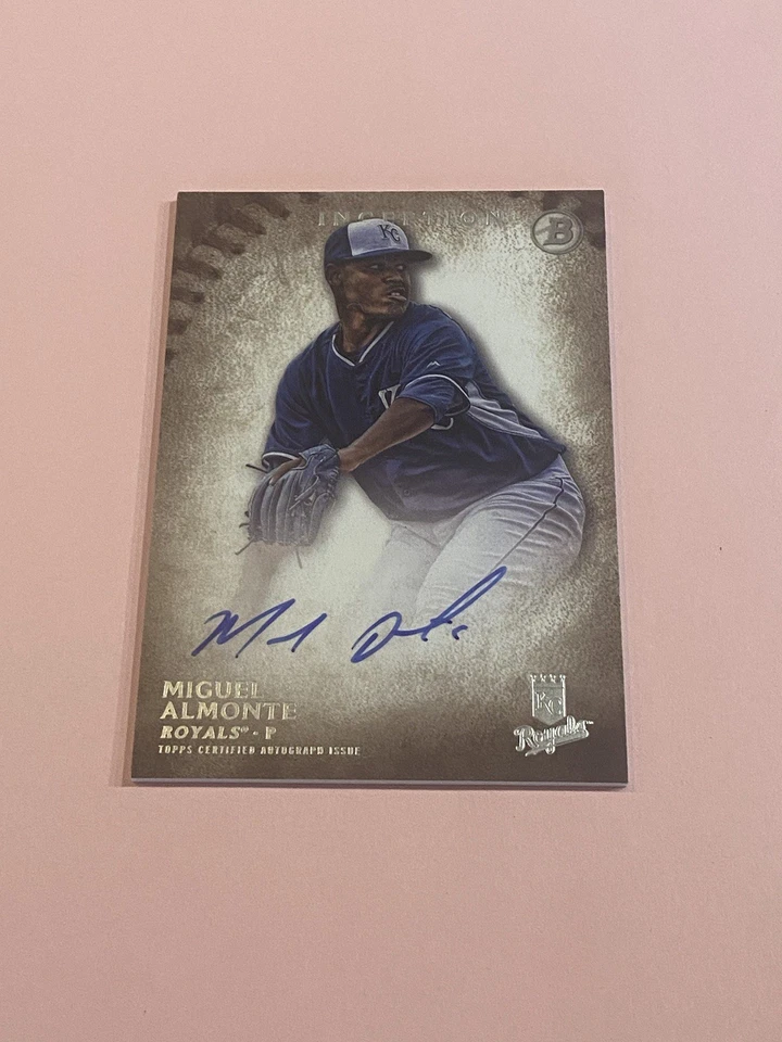 Miguel Almonte 2015 Bowman Inception Auto Autograph  - Image 2 of 3