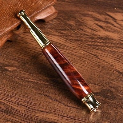 Rosewood Ebony Cigarette Holder Reusable Dual Size Filter Detachable Smoking Tip