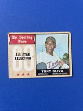 1968 Topps - Sporting News All-Stars Tony Oliva #371 *Poor Condition