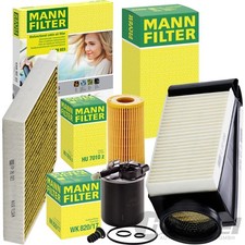 MANN FILTER INSPEKTIONSPAKET passend f&uuml;r MERCEDES W/S 205  BlueTEC+d 136-231 PS