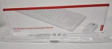 Brand New Sealed White Lenovo 510 Wireless Combo Keyboard & Mouse US English 