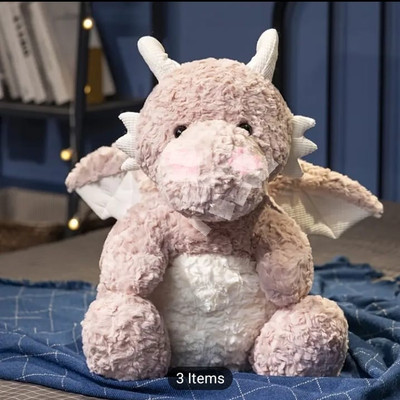 Entzückende 21 cm Plüschpuppen fliegender Drache - weiches, kuscheliges Drachenkissen Spielzeug 
