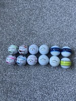 Callaway And Taylormade Golf Balls X12