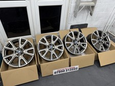 GENUINE BMW 557 M 1 2 SERIES F40 F44 19" ALLOY WHEELS CERIUM GREY M SPORT 135M