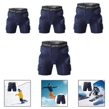 Short rembourré avec protection 3D des hanches pour roller, snowboard,