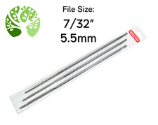 OREGON Pack of 3 Round Files 7/32" 5.5mm for Filing Sharpening Chainsaw Chain